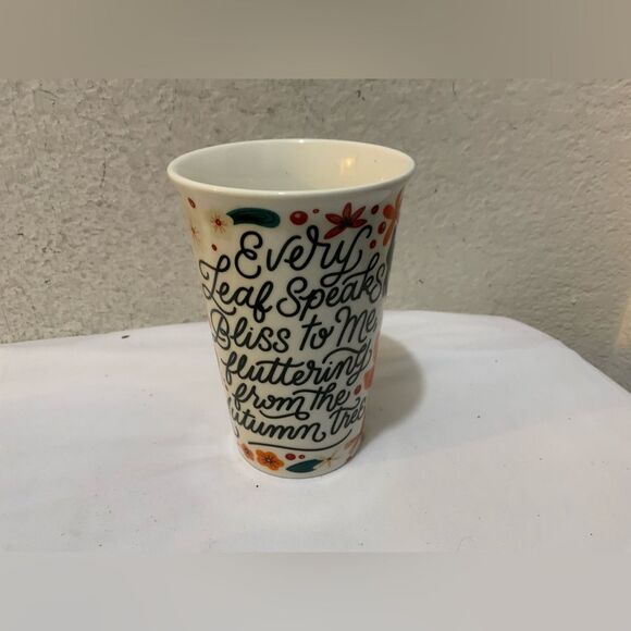 Owlcrate Emily Brontë Ceramic Travel Mug
 Autumn - Picture 1 of 4
